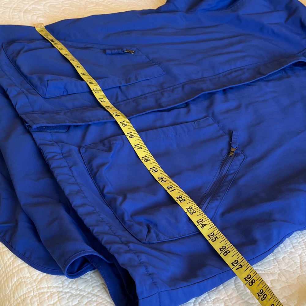 Lands End Outfitters Fleece‎ Jacket Adjustable Seat Protection Women's 1X Blue - Picture 14 of 16